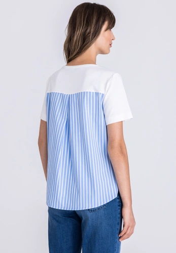 TUZZI BEACH ladies shirt white with print (3)