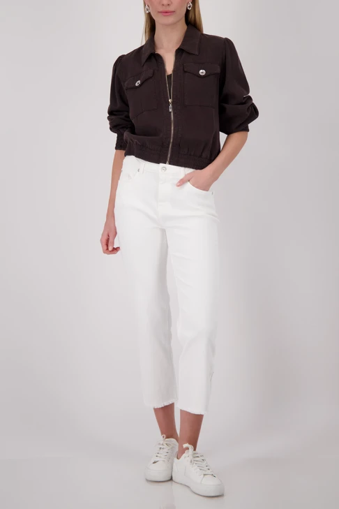 MONARI NAIROBI women's trousers white