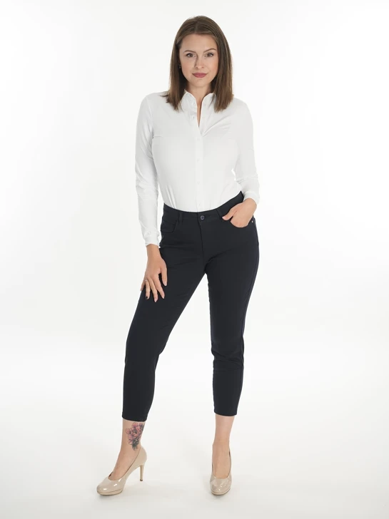 PARAMI JILL ladies trousers dark blue cut