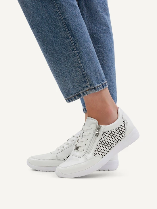 Caprice sneakers lace, white