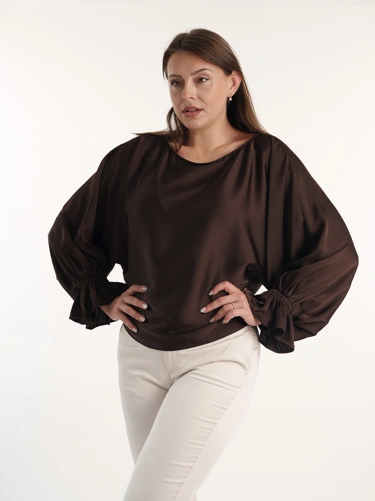 VERA MONT Women's Blouse, Brown (4)