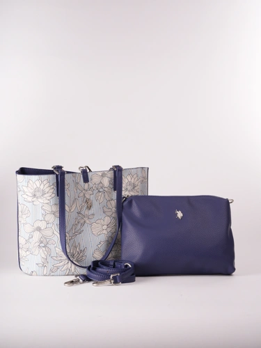 U.S.POLO ASSN. ladies handbag big blue (3)