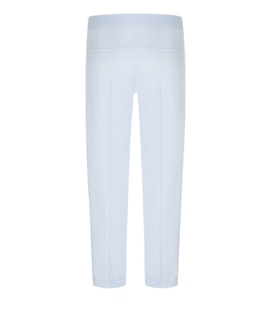 CAMBIO KIM women's trousers pale blue slim (1)