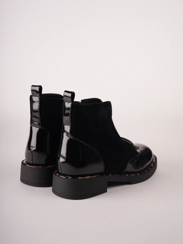 EPICA Women's Ankle Boots, Black Leopard Print (1)