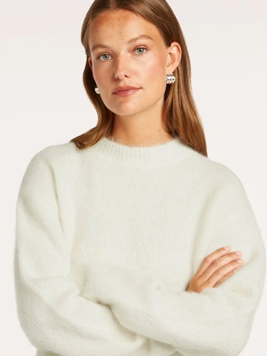 BEAUMONT Women's Petrona Sweater, Cream