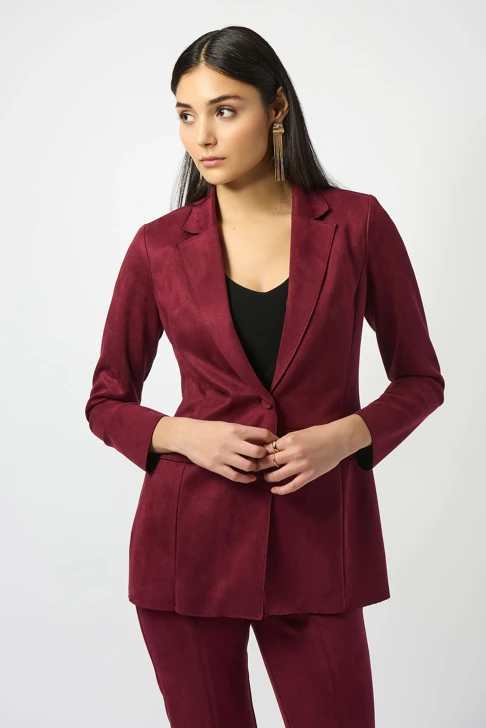 JOSEPH RIBKOFF ladies jacket burgundy