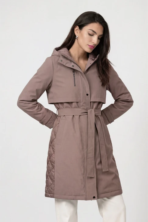 MONARI SOFT BEAUTY Women's Taupe Coat