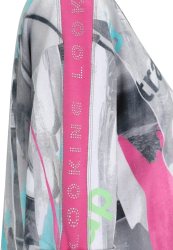 DORIS STREICH women's t-shirt grey-pink downloads (2)