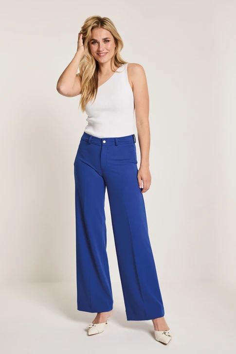 PARAMI Mira women's trousers blue extended