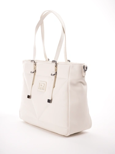 PEPE MOLL ladies handbag large white (2)
