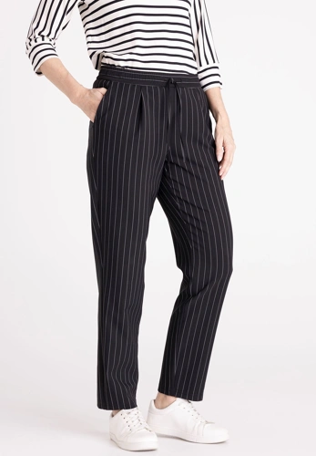 FRANK WALDER Women's Black Jogger Pants