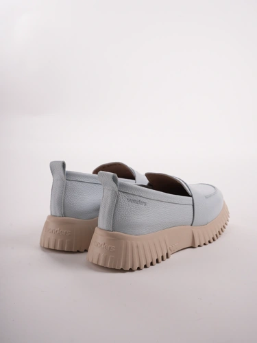 WONDERS women's blue loafers (1)