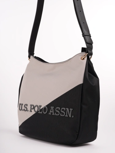 U.S. Polo Frio Hobo Bag Nylon/PU Black (3)