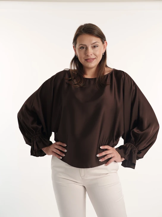 VERA MONT Women's Blouse, Brown