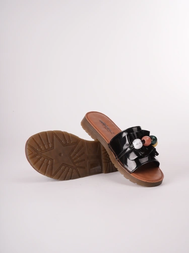 PASS FLORANTIC ladies slippers black (4)