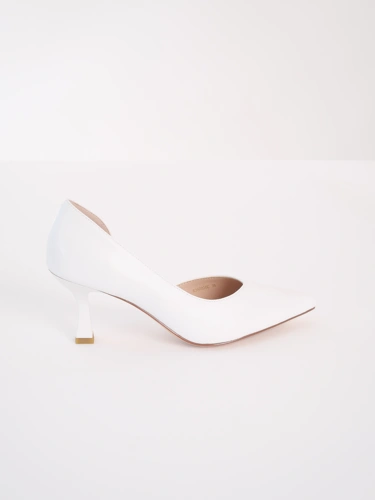 EPICA ladies pumps white lacquered (2)