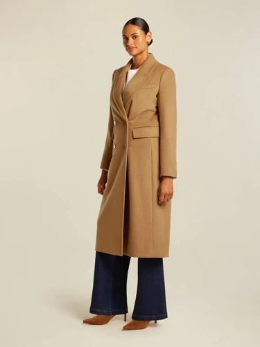 BEAUMONT ladies coat dark camel (1)