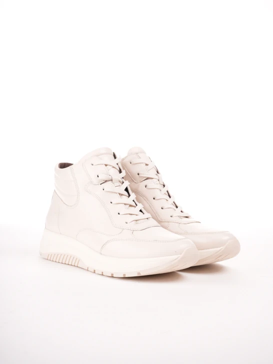 CAPRICE women's ankle boots cream