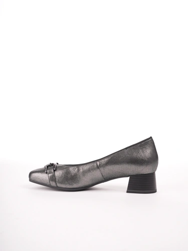 CAPRICE women's pumps metallic grey (3)