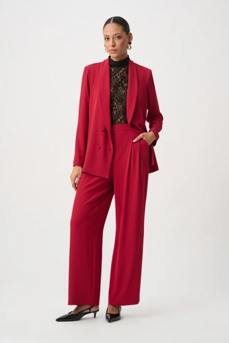 JOSEPH RIBKOFF Women's Pants, Dark Cherry (1)