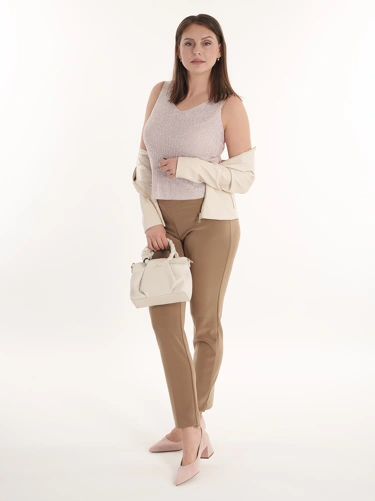 Sophisticated finesse: Vera Mont jacket and Joseph Ribkoff ensemble (4)