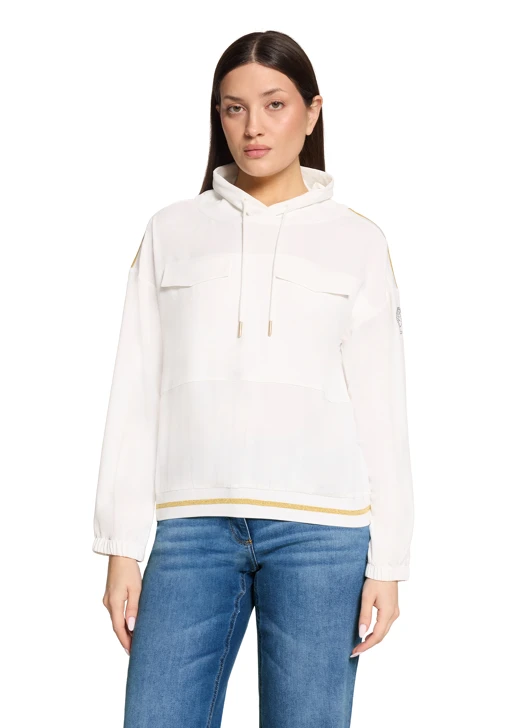 BETTY BARCLAY ladies sweatshirt white