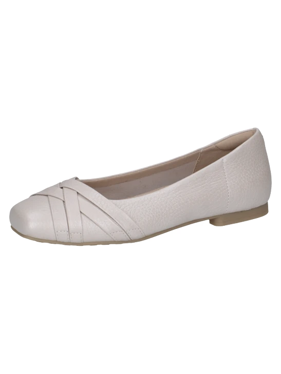 CAPRICE ladies ballerinas light beige