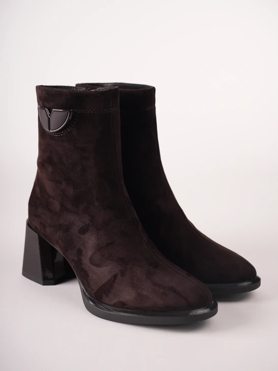 EPICA Women's Ankle Boots, Brown Suede