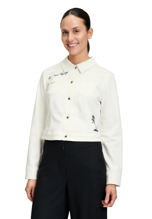 BETTY BARCLAY ladies jacket white short