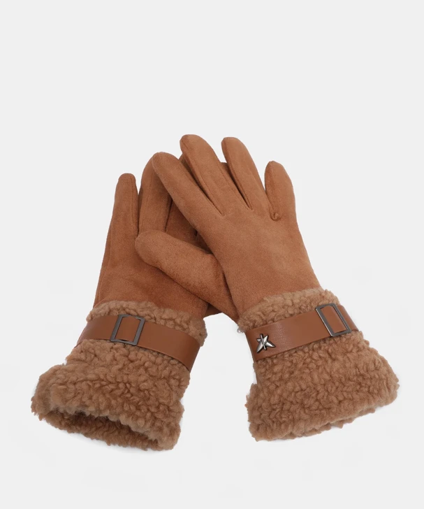 PEPE in B minor GUANTES Women's Light Brown Gloves