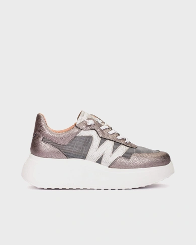 WONDERS ladies sneakers silver (2)