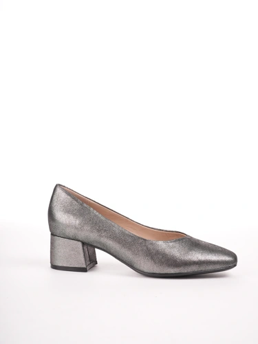 CAPRICE ladies pumps grey metallic (2)