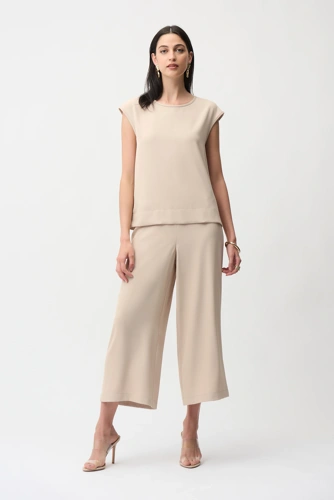 JOSEPH RIBKOFF ladies top beige (1)