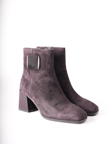 EPICA Women's Brown Suede Ankle Boots