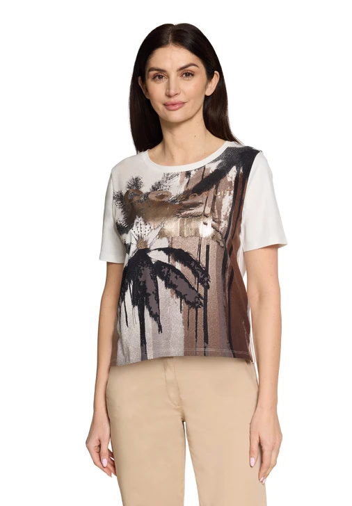 BETTY BARCLAY SO COSY women's white coconut t-shirt
