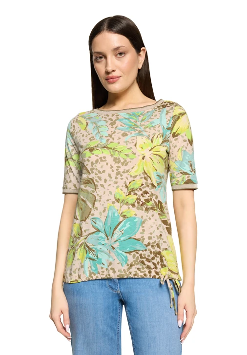 BETTY BARCLAY ladies short t-shirt floral