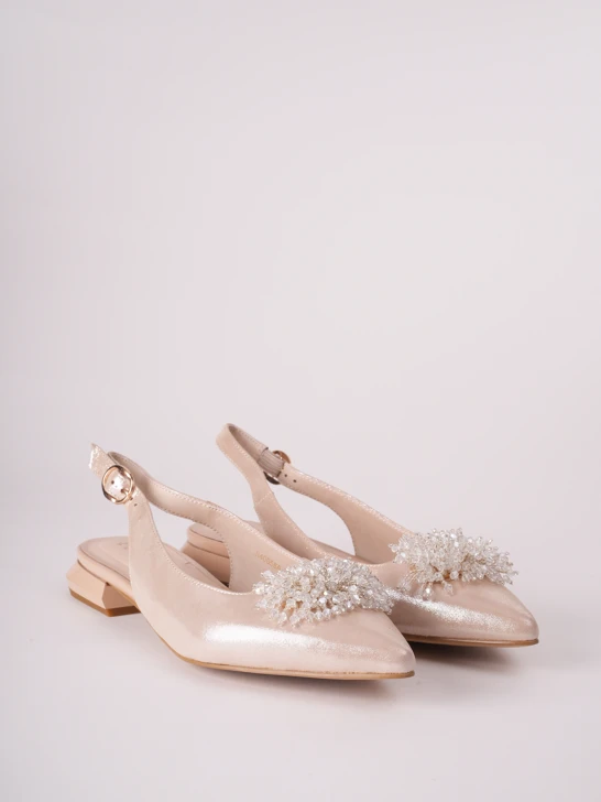 EPICA ladies pumps beige with golden details