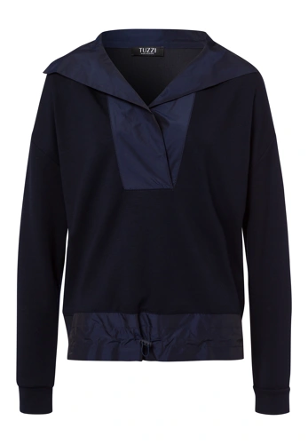 TUZZI RED EDITIO ladies sweatshirt dark blue (4)