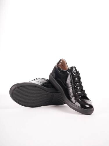 CAPRICE ladies sneakers lacquer black (4)