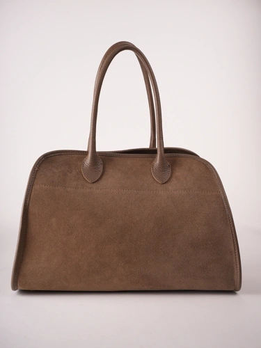 GROSSO BAG Women's Large Beige Leather Handbag (3)