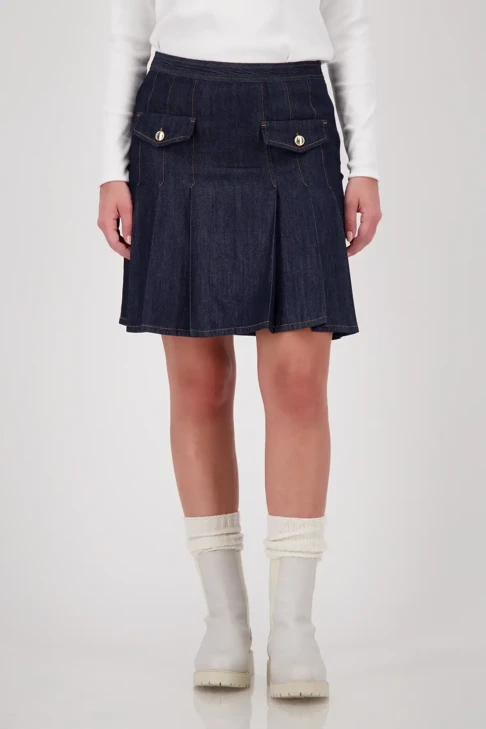 MONARI VERONA women's skirt denim blue