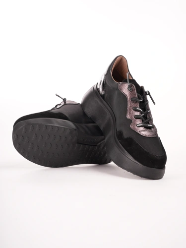 WONDERS ladies sneakers black (4)