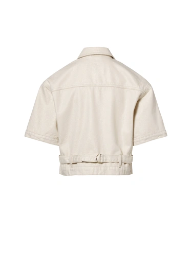 BEAUMONT MYA ladies jacket beige and gold short sleeve (7)