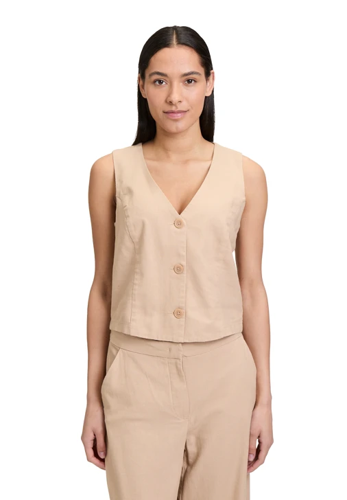 BETTY BARCLAY ladies vest beige