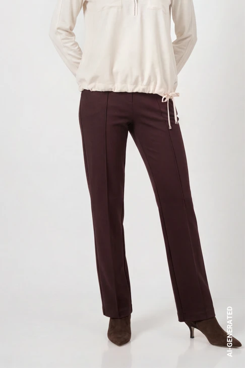 MONARI FASHION SHOW Women's Brown Pants