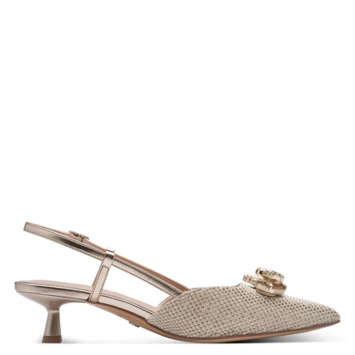 TAMARIS women's heelless pumps golden beige (3)