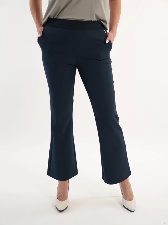 FRANK WALDER ladies trousers dark blue