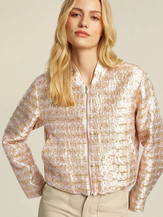 BEAUMONT ladies jacket powder with shine