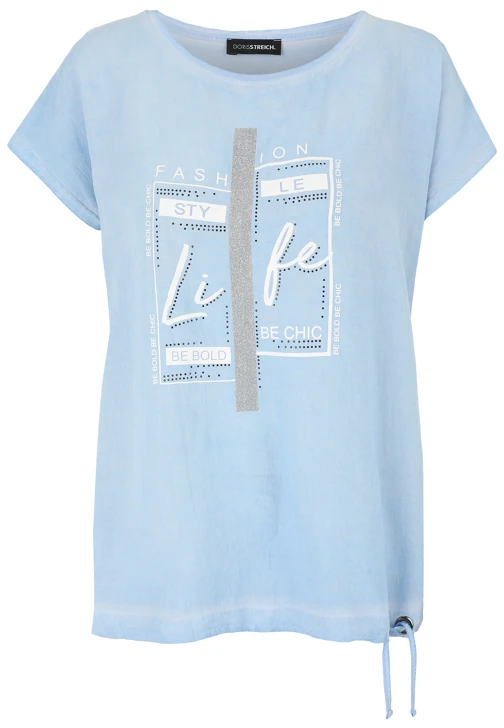 DORIS STREICH women's shirt light blue downloads