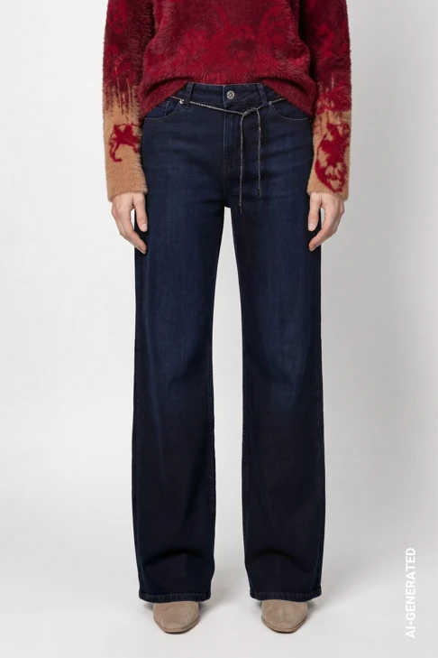 MONARI FASHION SHOW Women's Dark Blue Jeans